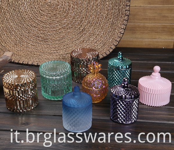 glass candle jar 5